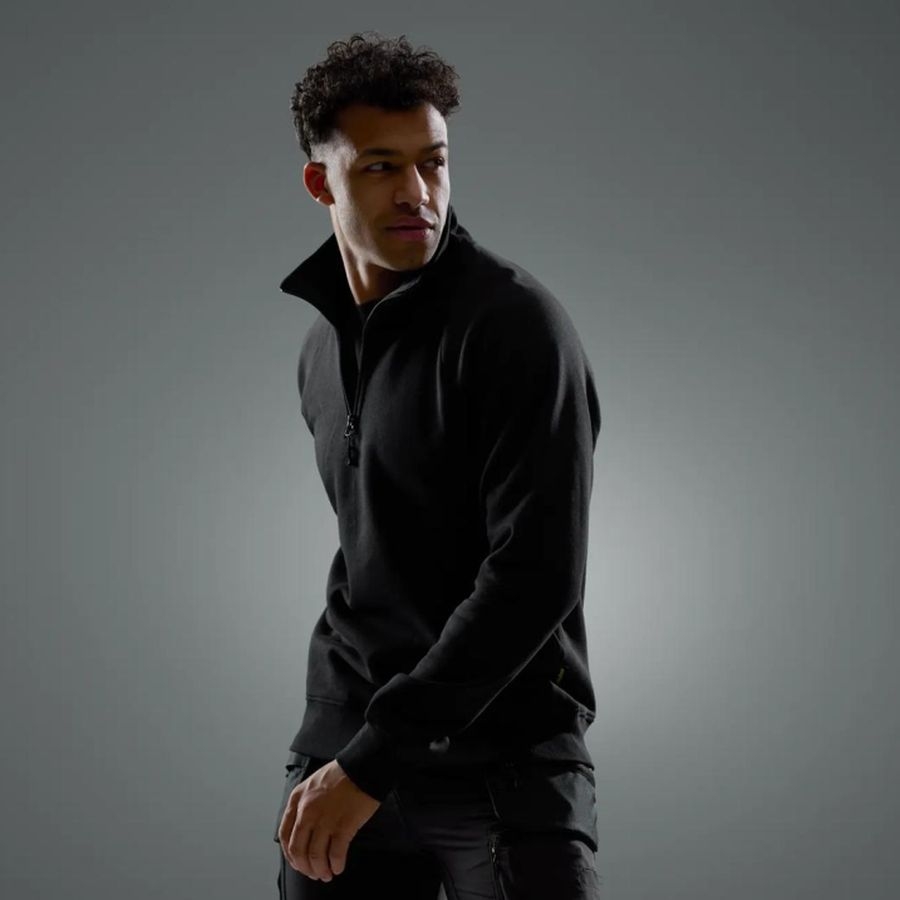2021 Snickers Sweatshirt mit kurzem Reißverschluss