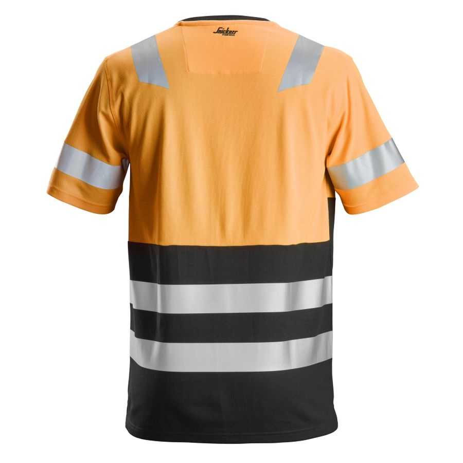 2534 Snickers Hi-Vis T-Shirt Warnschutzklasse 1