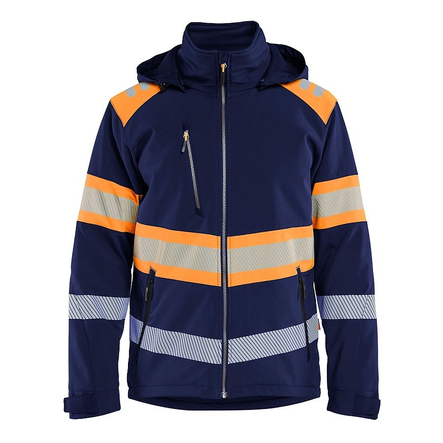 4489 Blakläder® High Vis Winter Softshelljacke