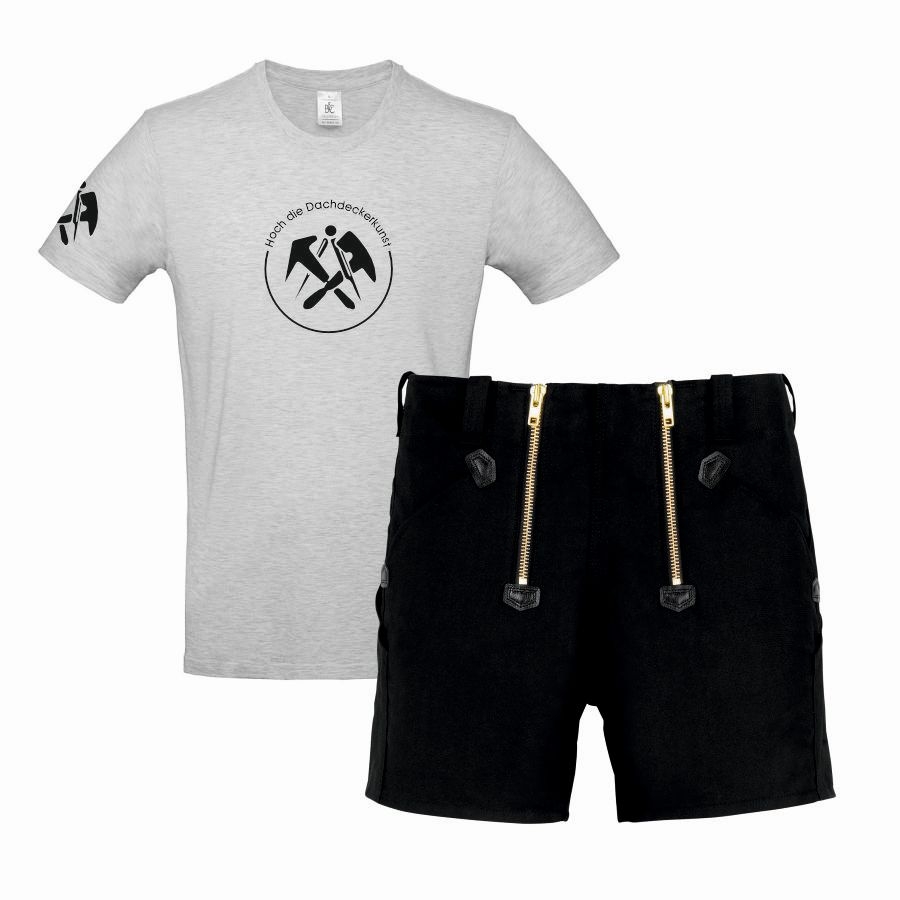 10032 FHB Zunftshort Jo+Gratis Dachdecker T-Shirt