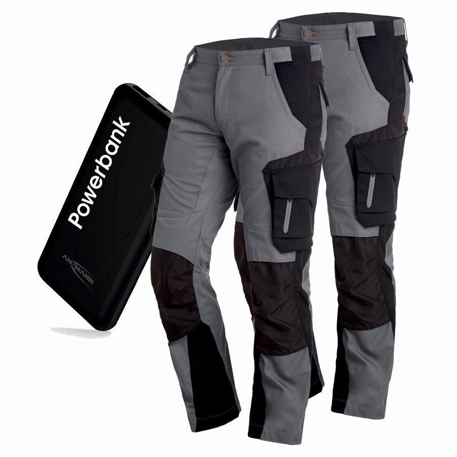 125100 FHB Arbeitshose Florian 2er Pack+Powerbank