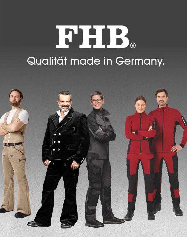 Handwerker in FHB Arbeitskleidung