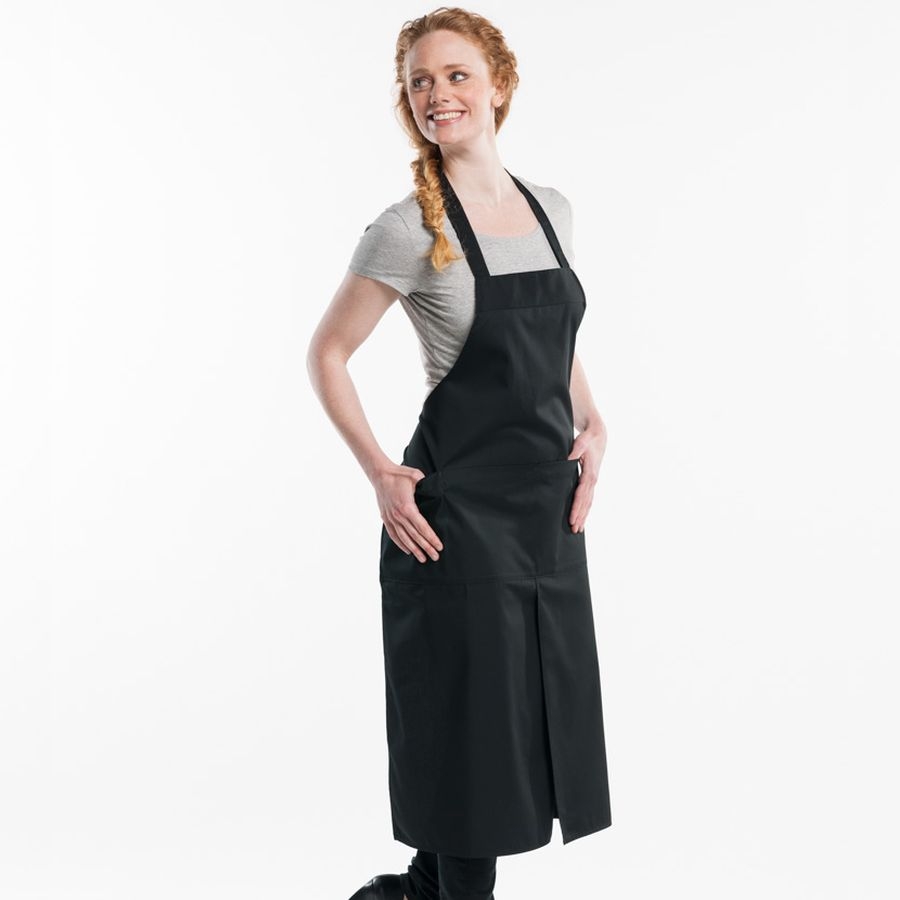 578 Chaud Devant® Latzschürze 4-Pockets Black 578 Chaud Devant® Latzschürze 4-Pockets Black