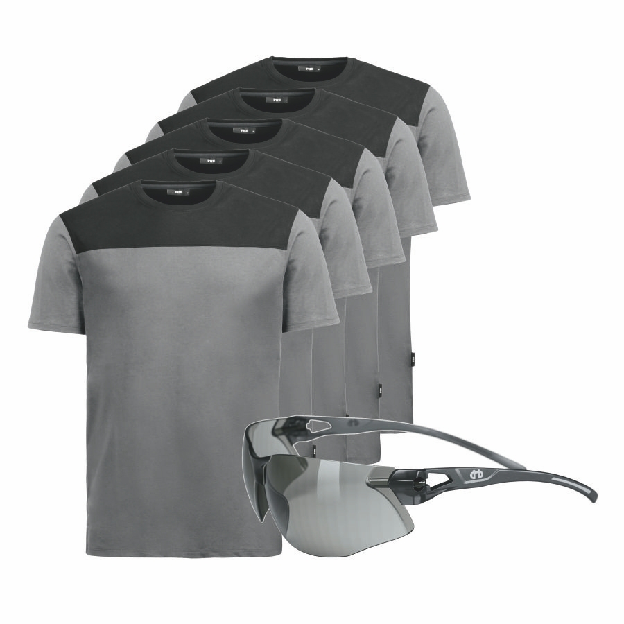 822200 FHB 5 T-Shirts Knut + Sonnenbrille