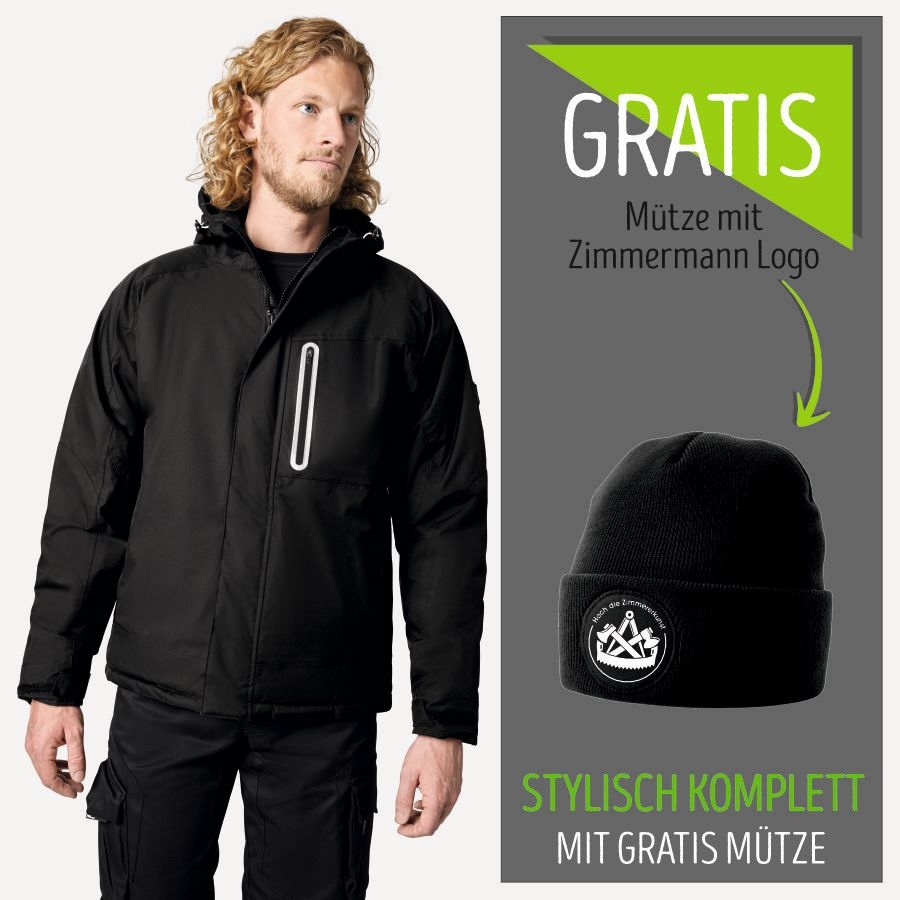 78658 FHB Wintersoftshell Jacke +Beanie Zimmerer