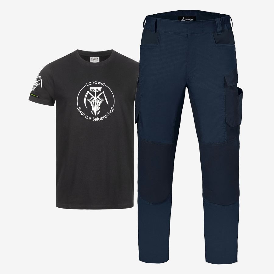 7510 Schöffel Pro Herrenhose Meistermacher+T-Shirt