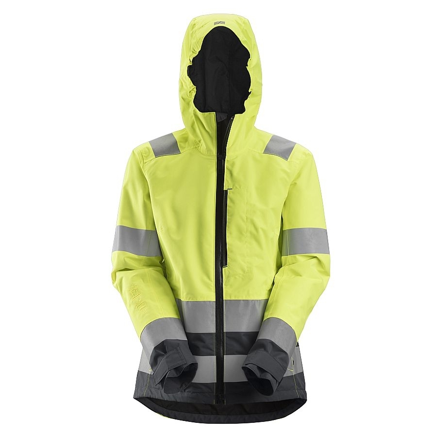 1347 Snickers AllroundWork Damen Shell Jacke HiVis 1347 Snickers AllroundWork Damen Shell Jacke HiVis