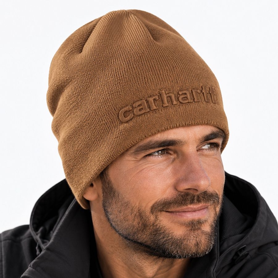 107002 Carhartt® Strick Beanie mit Logoprägung