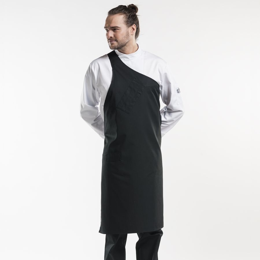 697 Chaud Devant® Latzschürze Butcher Black 697 Chaud Devant® Latzschürze Butcher Black