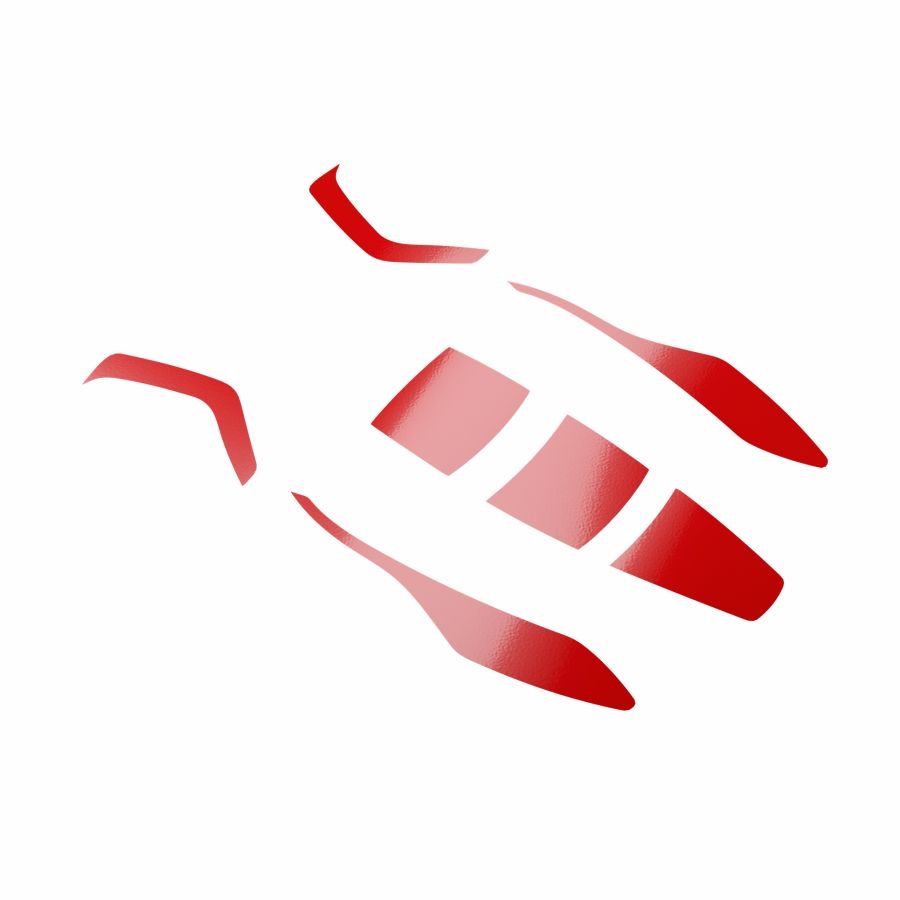 11301 Hellberg Reflektor Set Sector rot