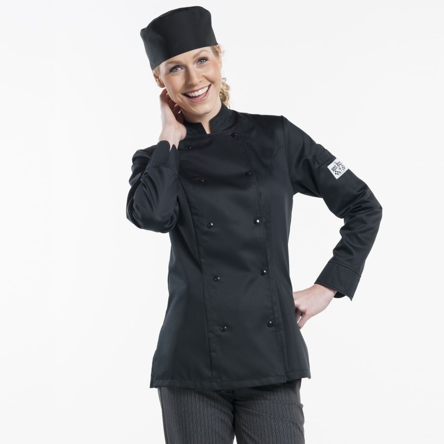 228 Chaud Devant® Kochjacke Lady Comfort Black 228 Chaud Devant® Kochjacke Lady Comfort Black