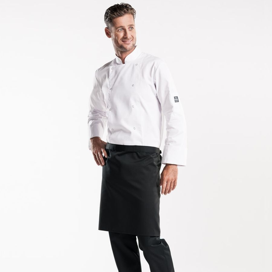473 Chaud Devant® Bistroschürze Black 473 Chaud Devant® Bistroschürze Black