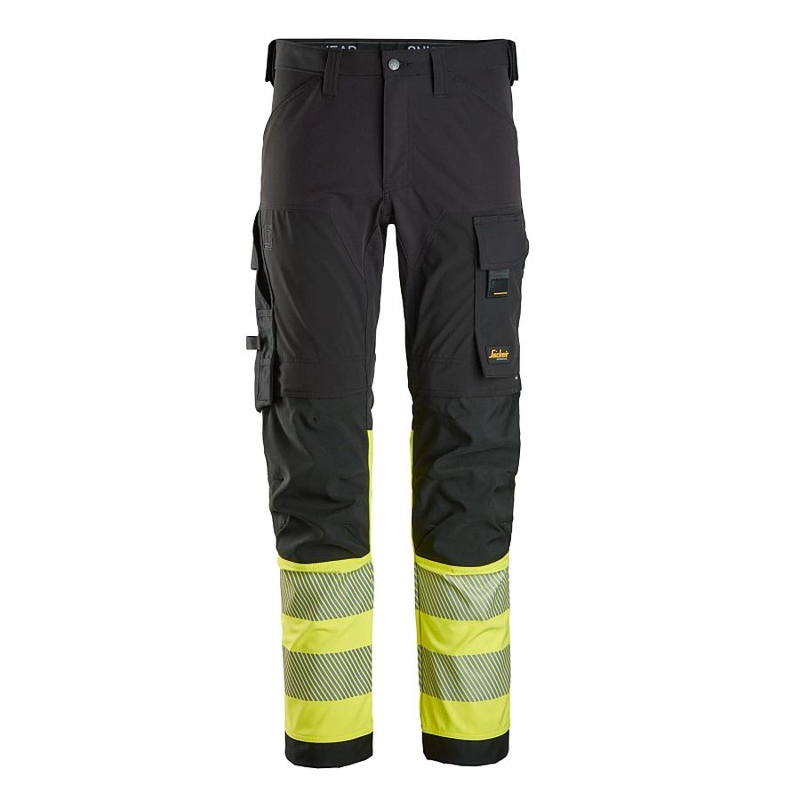 6335 Snickers High-Vis Arbeitshose Klasse 1
