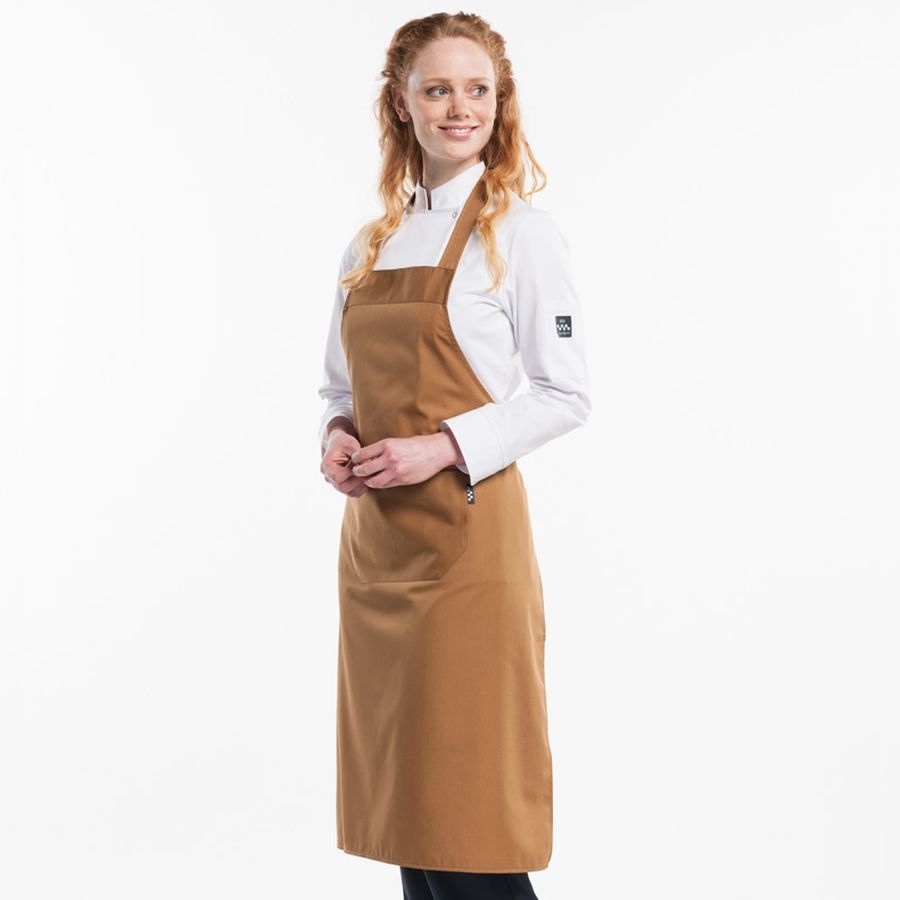 503 Chaud Devant® Latzschürze Camel 503 Chaud Devant® Latzschürze Camel