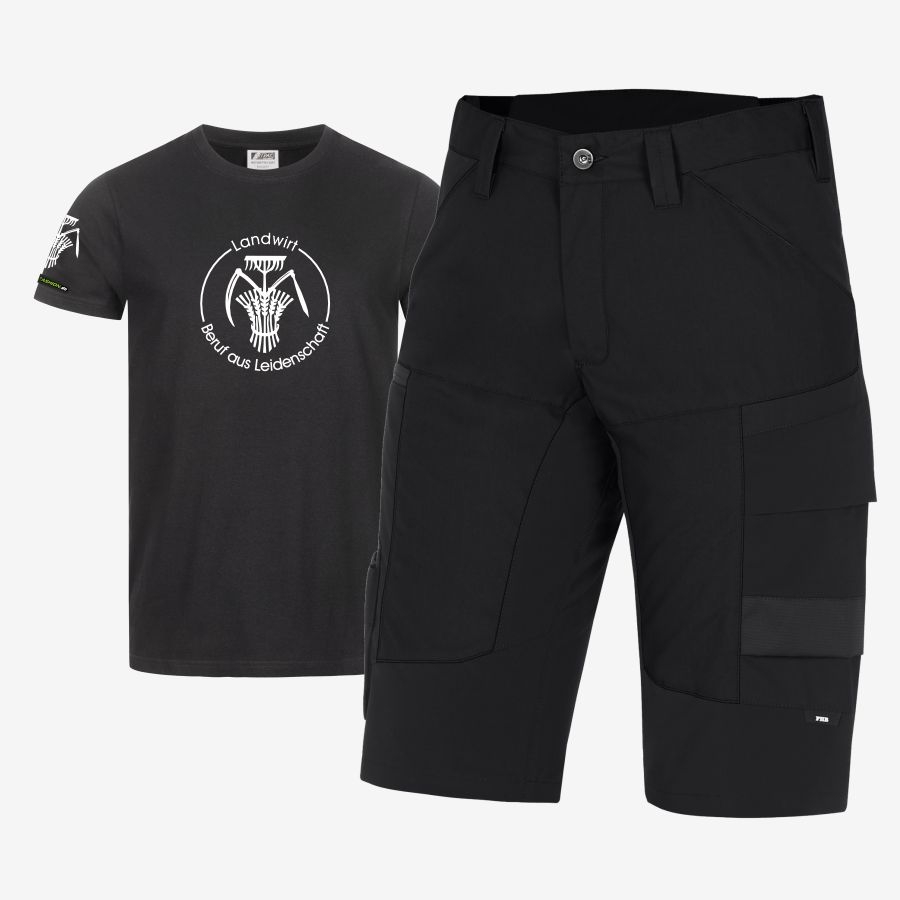 123130 FHB Short Kim Stretch+Gratis Shirt Landwirt
