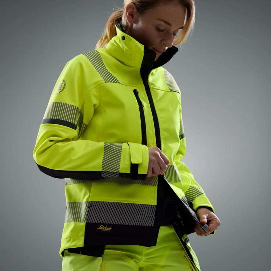 1273 Snickers Warnschutz Damen Softshell Kl 2/3