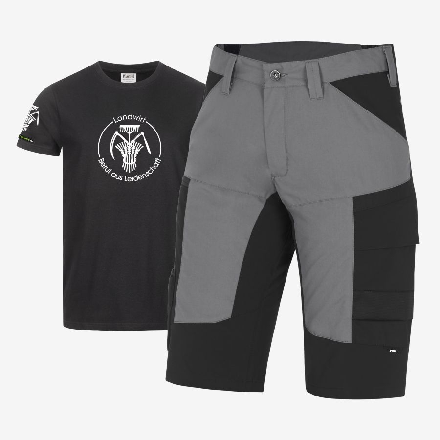 123130 FHB Short Kim Stretch+Gratis Shirt Landwirt 123130 FHB Short Kim Stretch+Gratis Shirt Landwirt