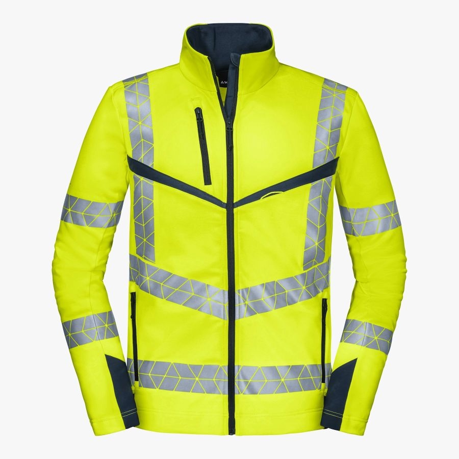 7726 Schöffel Pro High Vis Fleecejacke Neonwächter