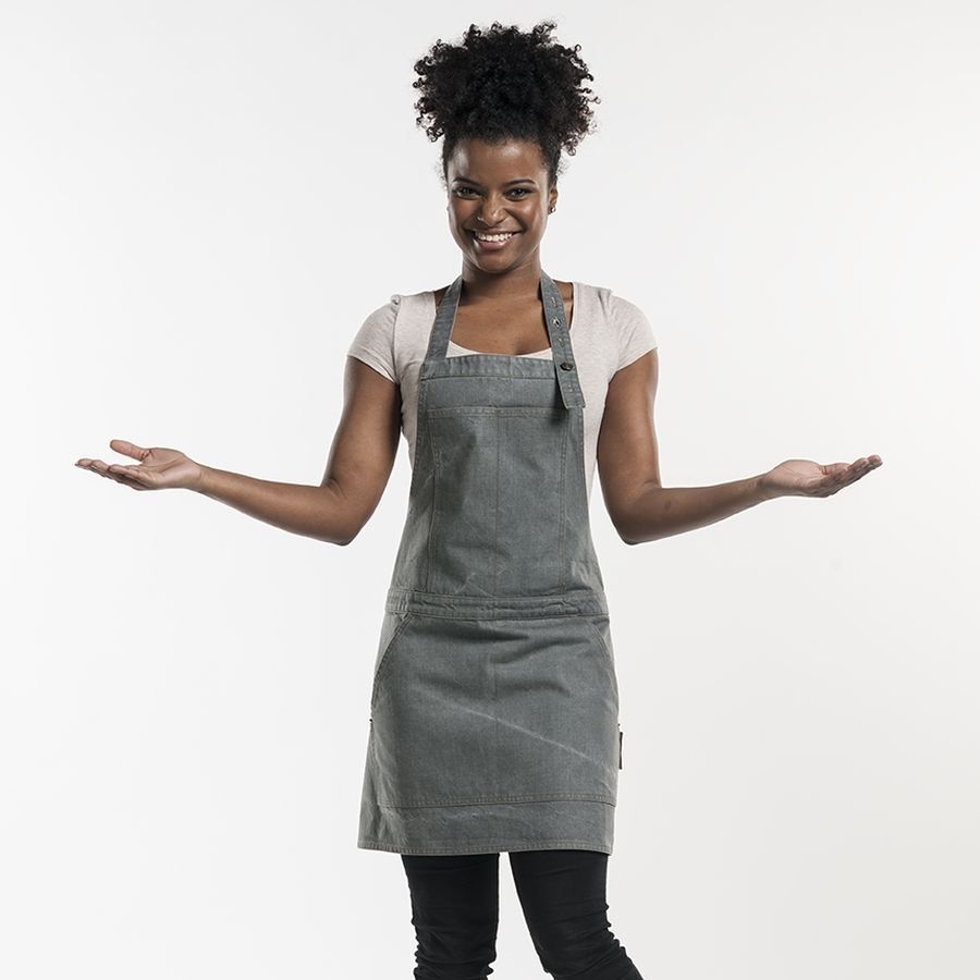 512 Chaud Devant® Latzschürze Salopet Grey Denim 512 Chaud Devant® Latzschürze Salopet Grey Denim