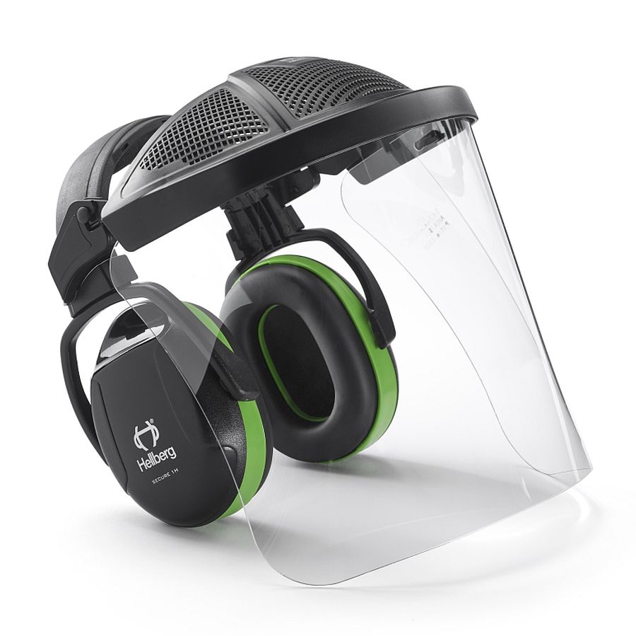 44101 Hellberg Gehörschutz Secure 1 mit PC Visier 44101 Hellberg Gehörschutz Secure 1 mit PC Visier