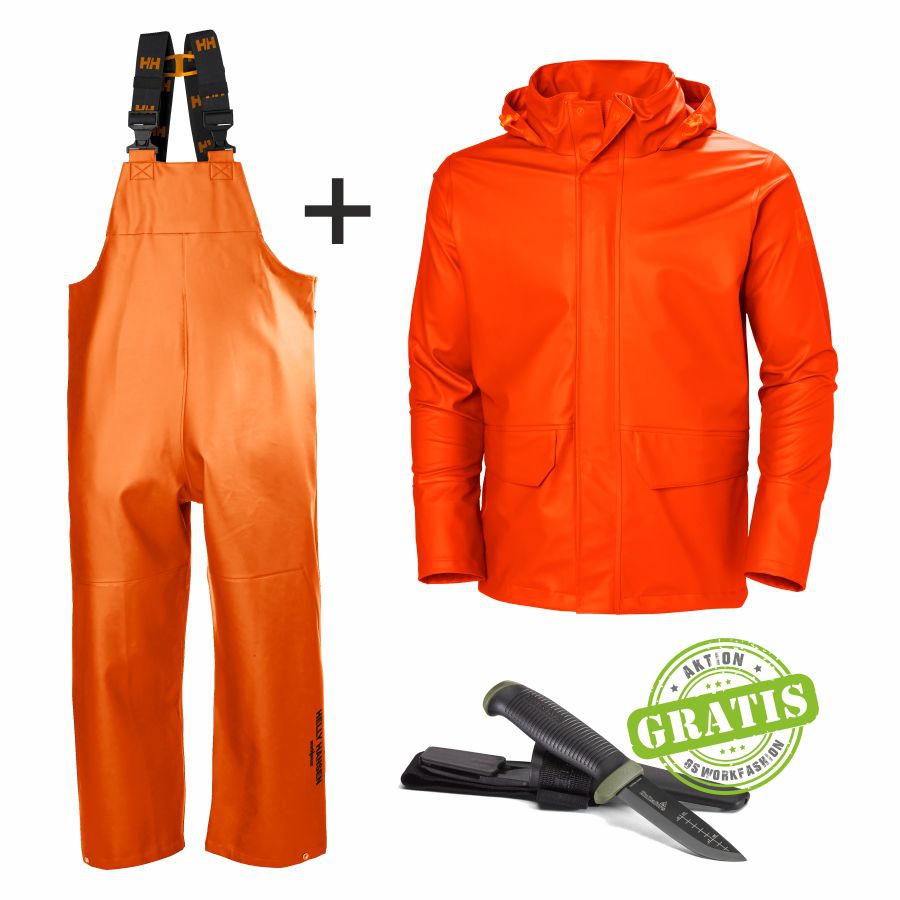 70582 Helly Hansen® Gale Regenset + Outdoormesser 70582 Helly Hansen® Gale Regenset + Outdoormesser