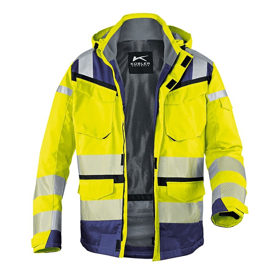 1307 Kübler REFLECTIQ Warnschutz Regenjacke 1307 Kübler REFLECTIQ Warnschutz Regenjacke