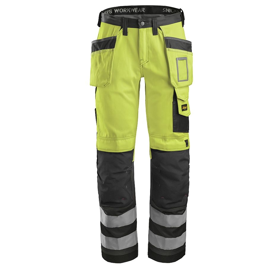 3233 Snickers Bundhose Hi-Vis mit Holstertaschen 3233 Snickers Bundhose Hi-Vis mit Holstertaschen