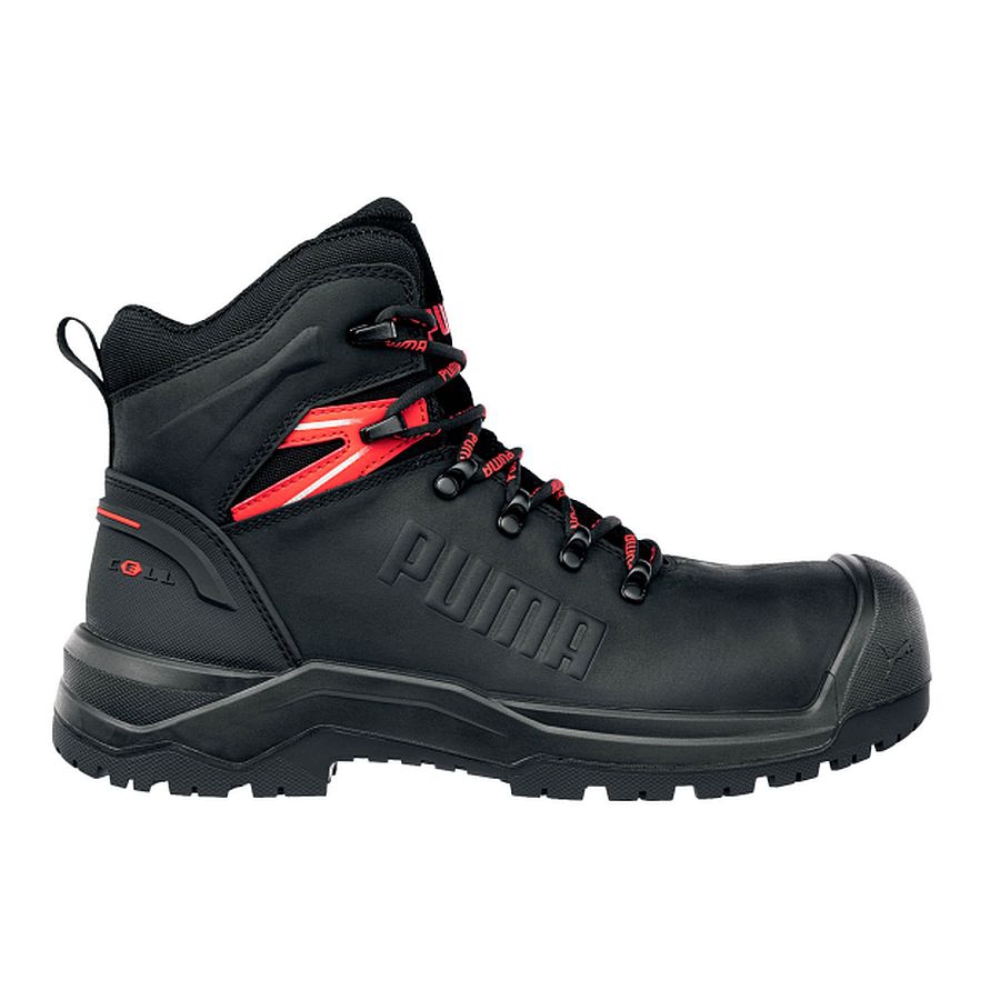 632740 Puma Sicherheitsschuh Iron HD Black Mid S3