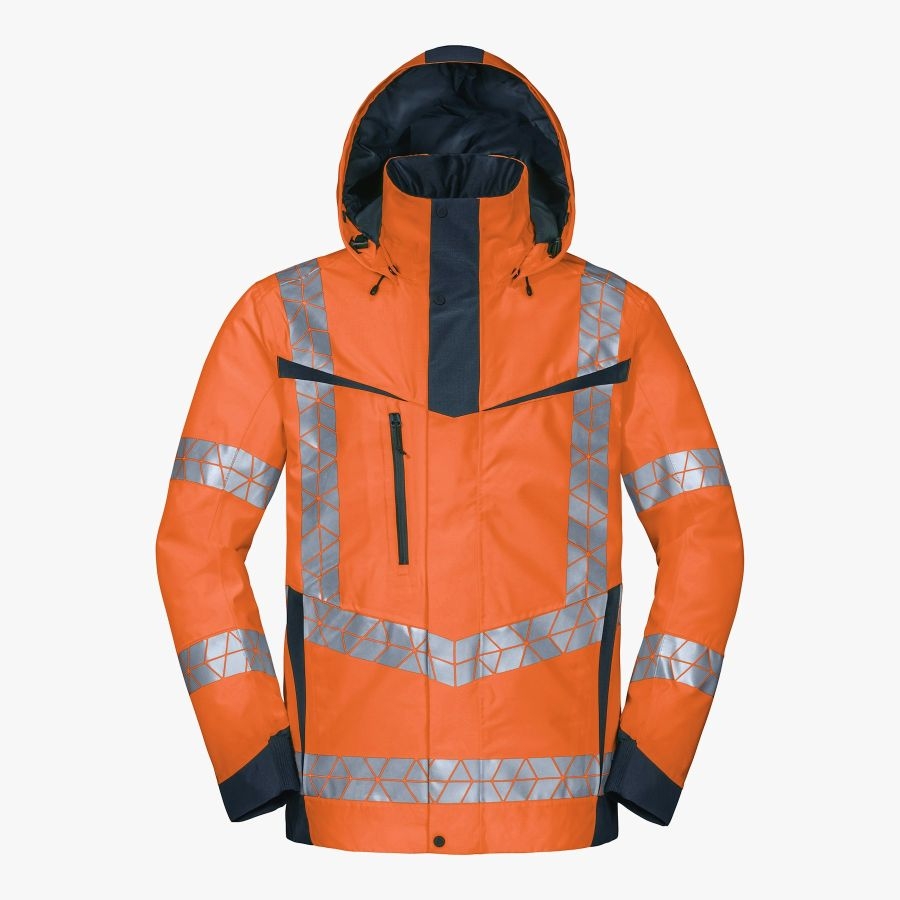 7702 Schöffel Pro High Vis Regenjacke Blitzlicht