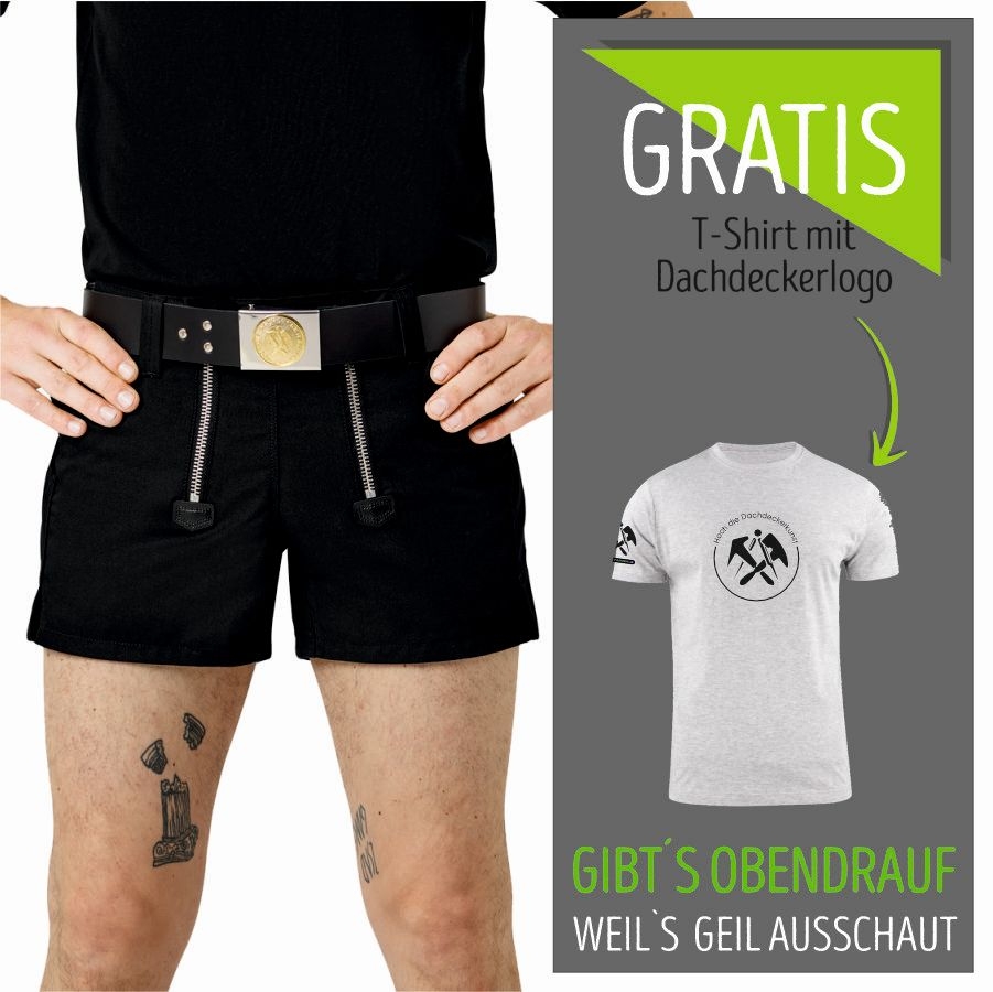 12531 FHB Zunft Short Maik+Gratis Dachdecker Shirt