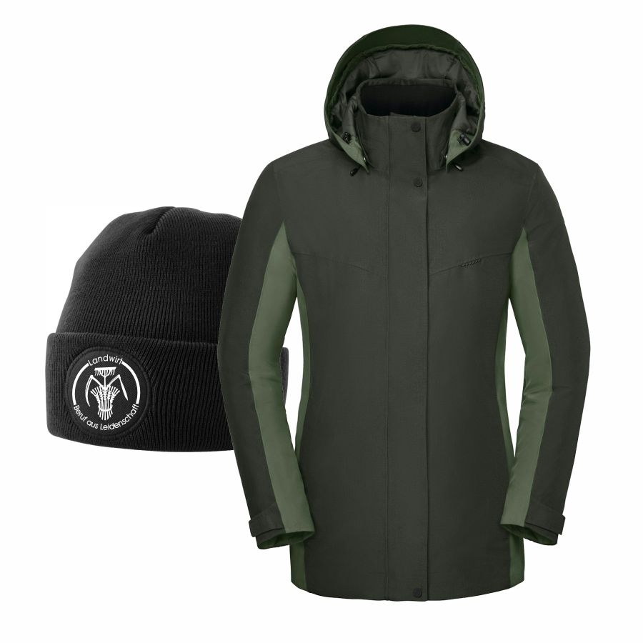 7526 Schöffel Pro Damenjacke Winterzeit+Beanie