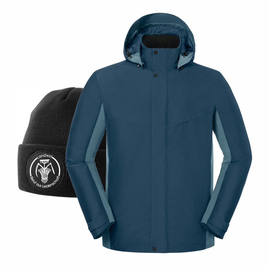 7525 Schöffel Pro Jacke Winterzeit+Beanie Landwirt