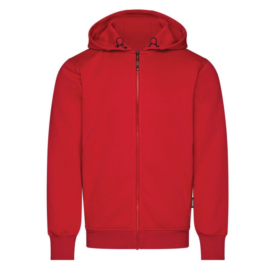 DASSY® Essentials Sweatjacke Grid mit Kapuze