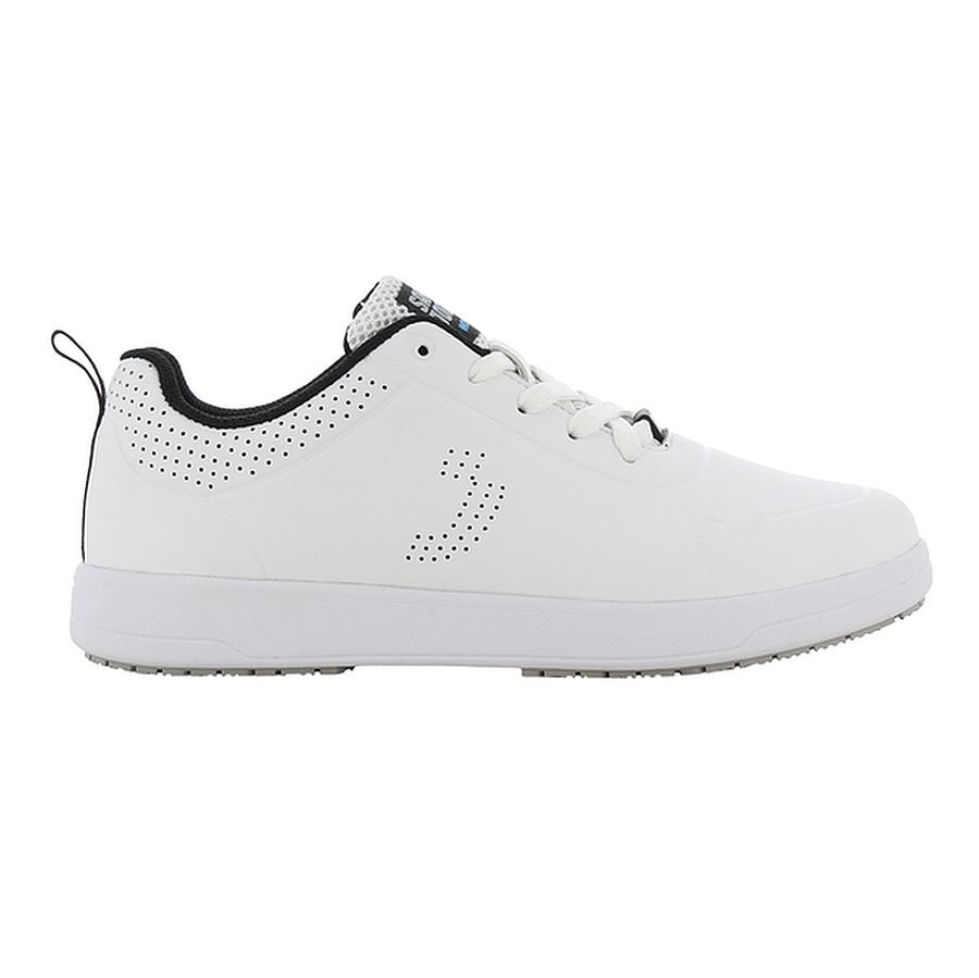 Abeba Berufsschuh 7021 – Praxisclog, Weiß, Leder, SB-Klasse, Für Küche & Gastro