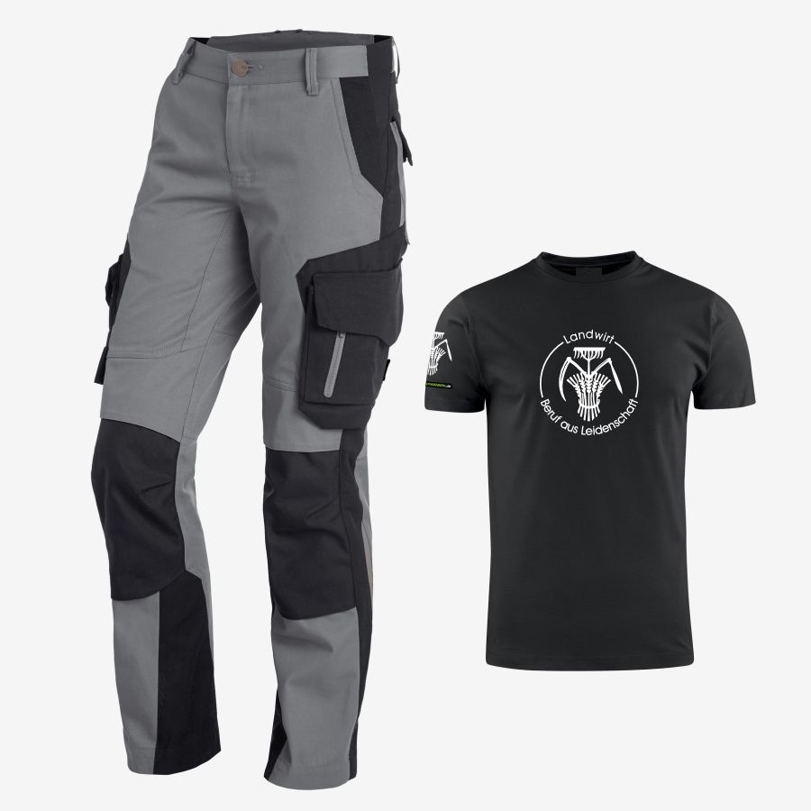 125600 FHB Damen Arbeitshose Alma+T-Shirt Landwirt