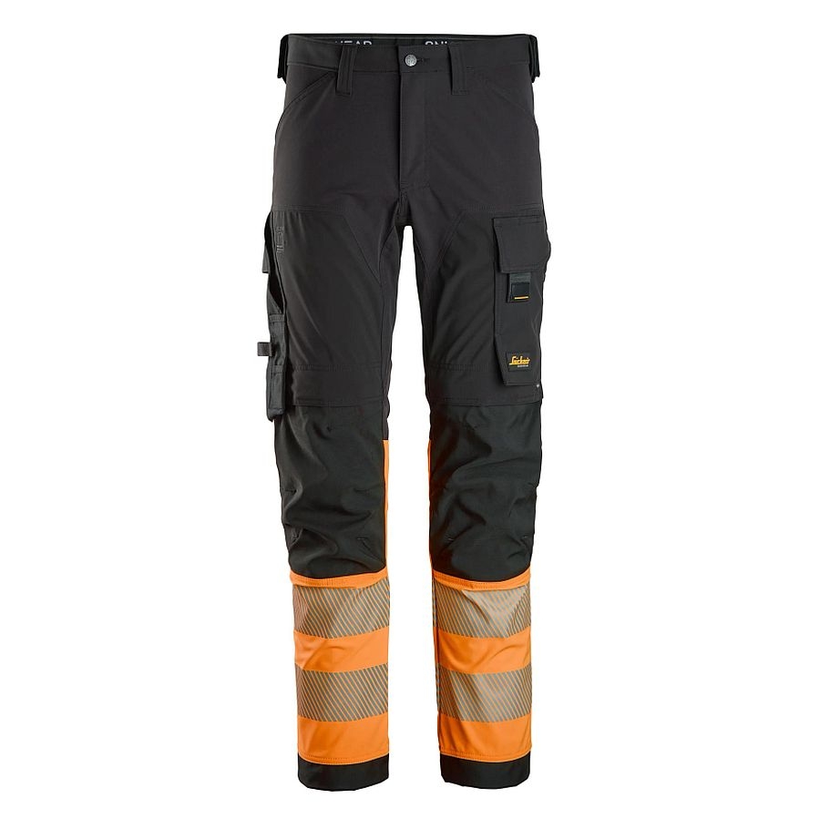 6335 Snickers High-Vis Arbeitshose Klasse 1