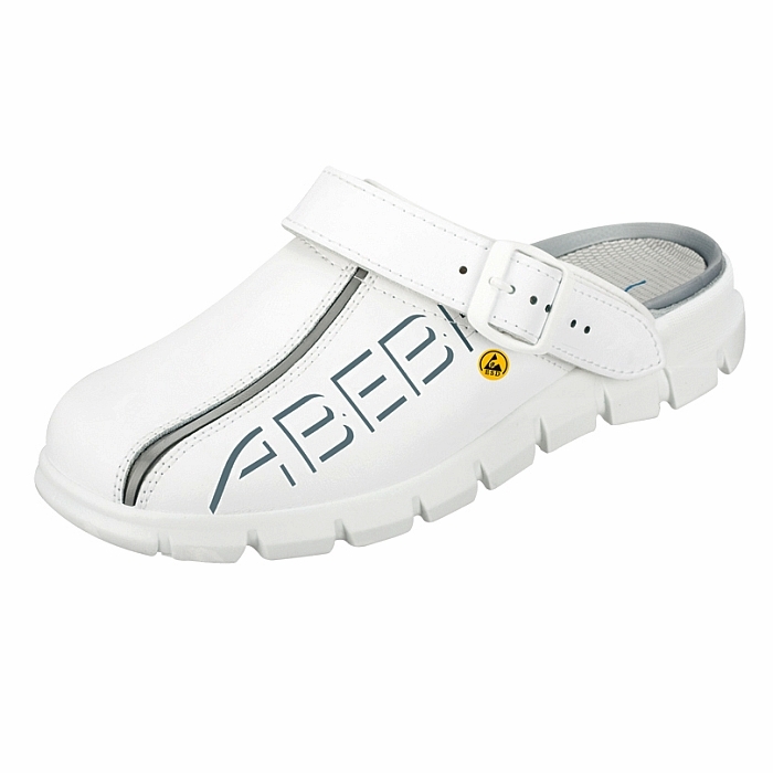 Abeba® Dynamic Clog ESD 37310 OB weiss/schwarz Abeba® Dynamic Clog ESD 37310 OB weiss/schwarz