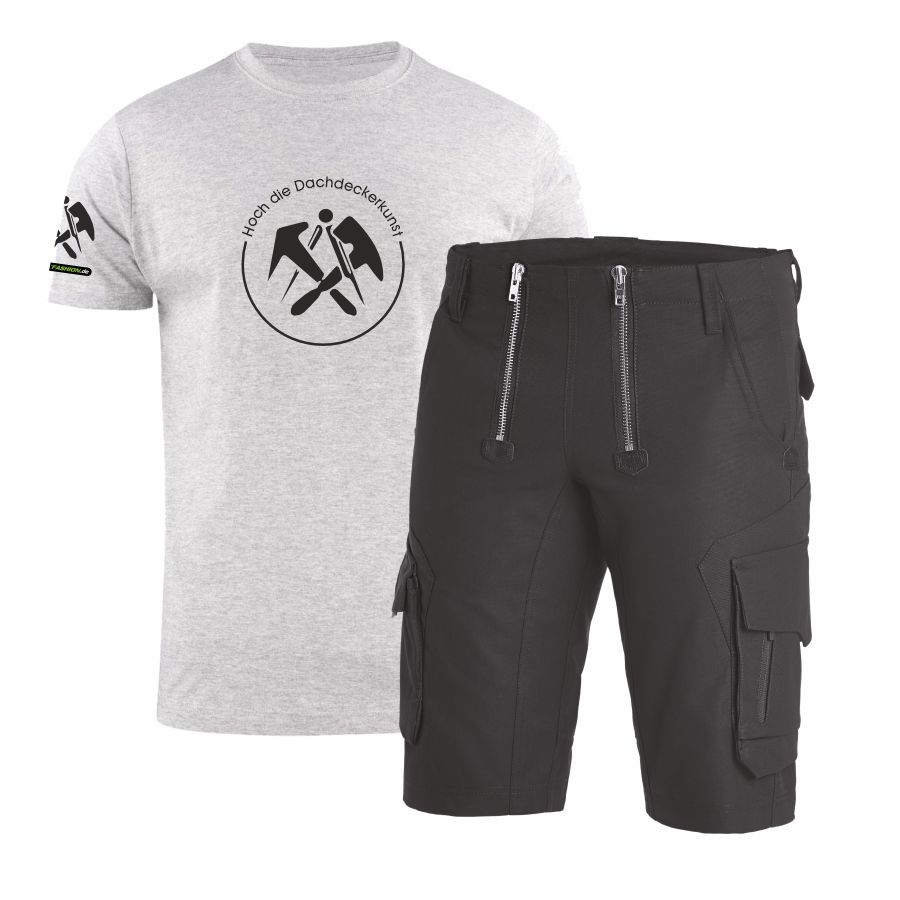 11012 FHB Short Sascha + gratis Dachdecker T-Shirt