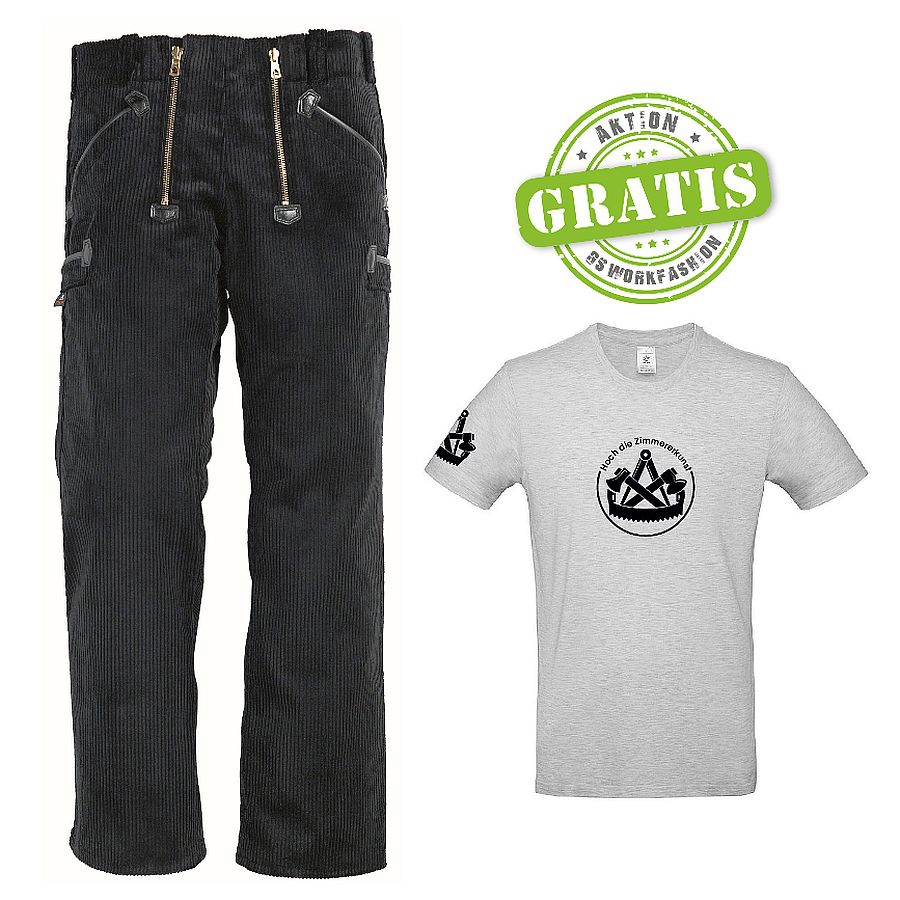 60008 FHB Zunfthose Peter Cord inkl. Zunftshirt 60008 FHB Zunfthose Peter Cord inkl. Zunftshirt