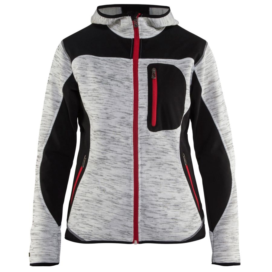 4931 Blakläder® Damen Strickjacke mit Softshell