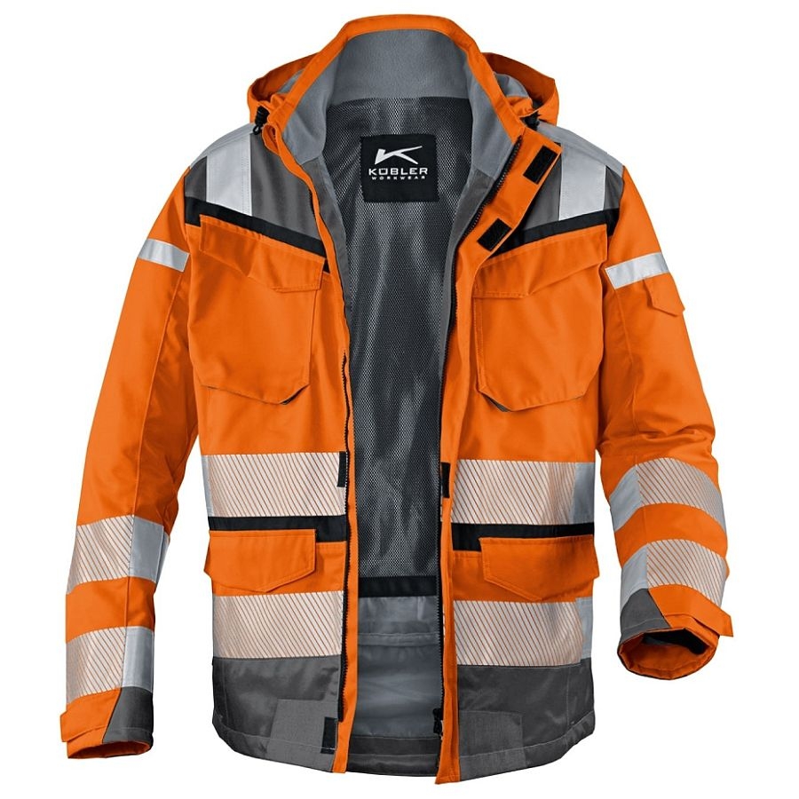 1307 Kübler REFLECTIQ Warnschutz Regenjacke