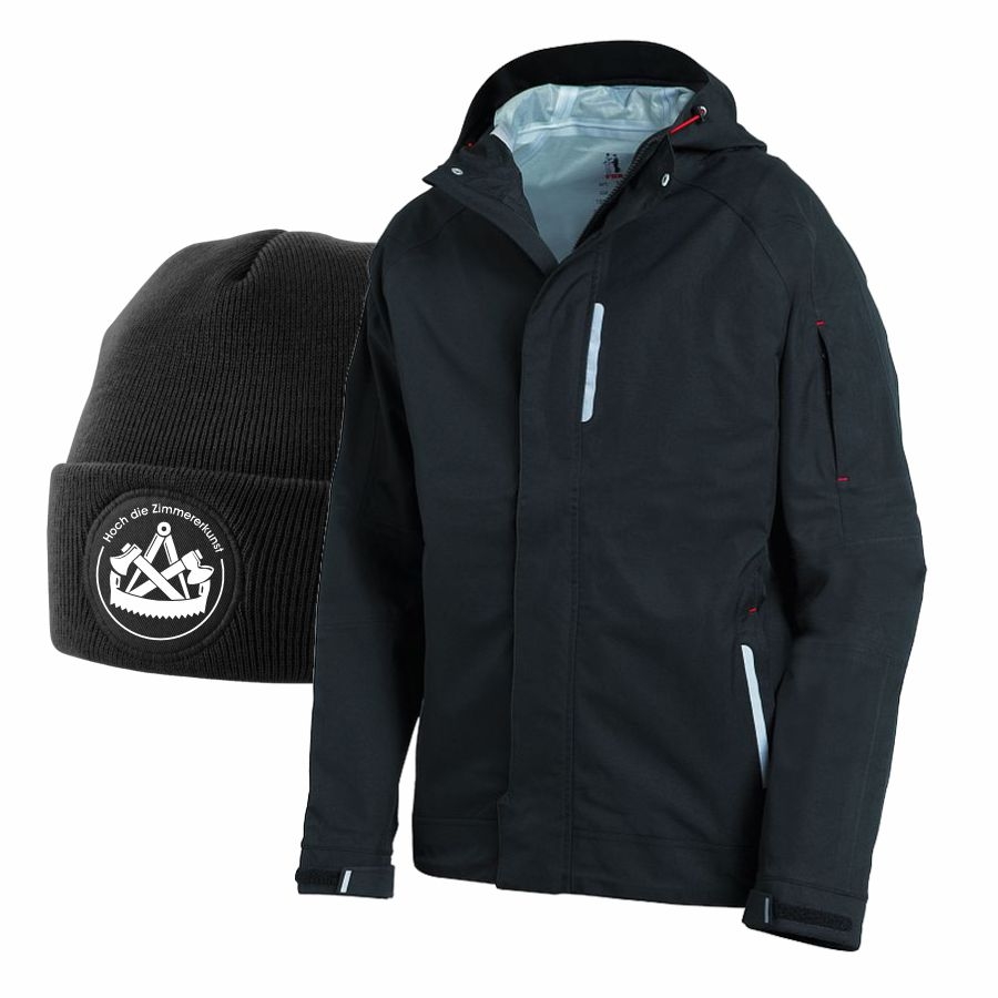 783/35 FHB Regenjacke Boris + Beanie Zimmerer