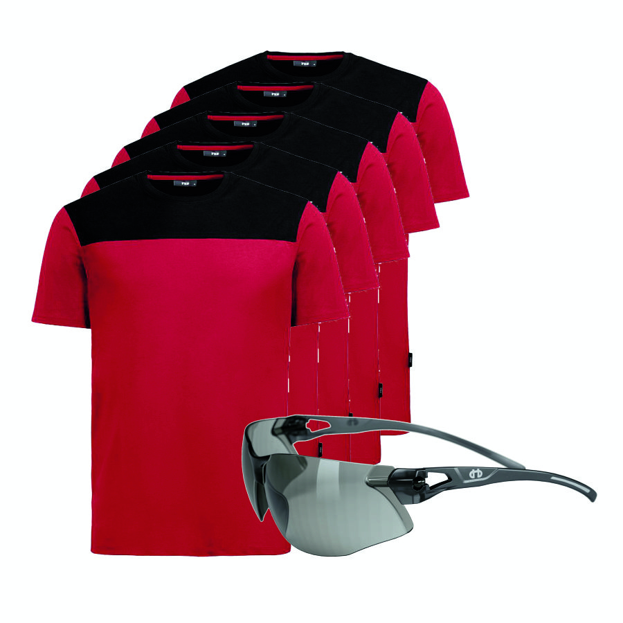 822200 FHB 5 T-Shirts Knut + Sonnenbrille