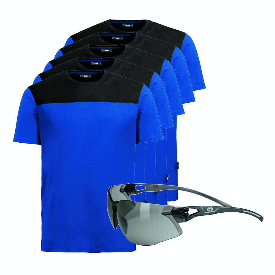 822200 FHB 5 T-Shirts Knut + Sonnenbrille