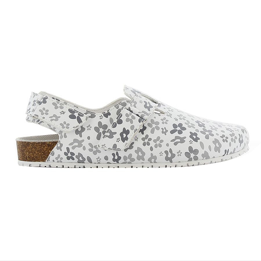 Safety Jogger Clog Bianca print silver Safety Jogger Clog Bianca print silver