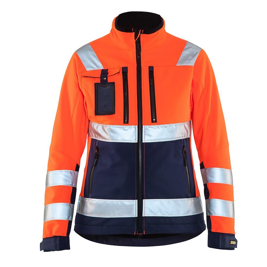 4902 Blakläder® Damen Softshell Jacke Warnschutz