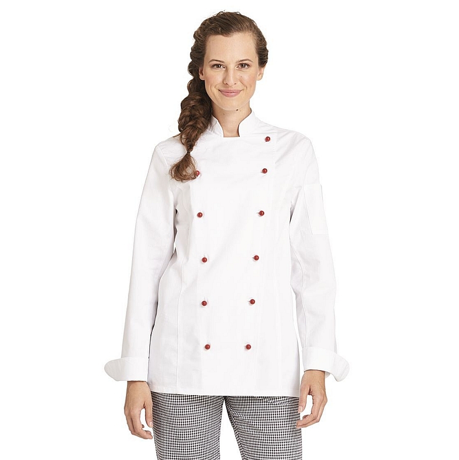 08/572 Leiber Damen Kochjacke 100% Baumwolle 08/572 Leiber Damen Kochjacke 100% Baumwolle