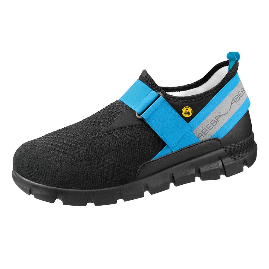 Abeba® Dynamic Flow ESD 37376 Slipper schwarz/blau Abeba® Dynamic Flow ESD 37376 Slipper schwarz/blau