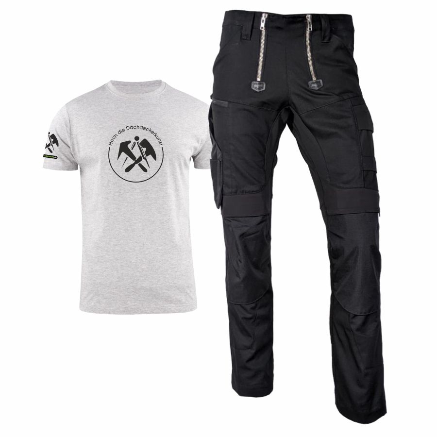 12373 FHB Zunfthose Olli+Gratis Dachdecker T-Shirt