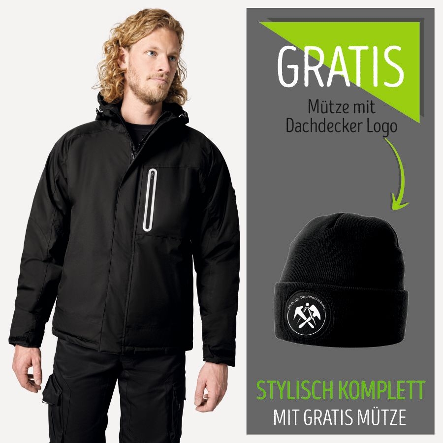 78658 FHB Wintersoftshell Jacke +Beanie Dachdecker